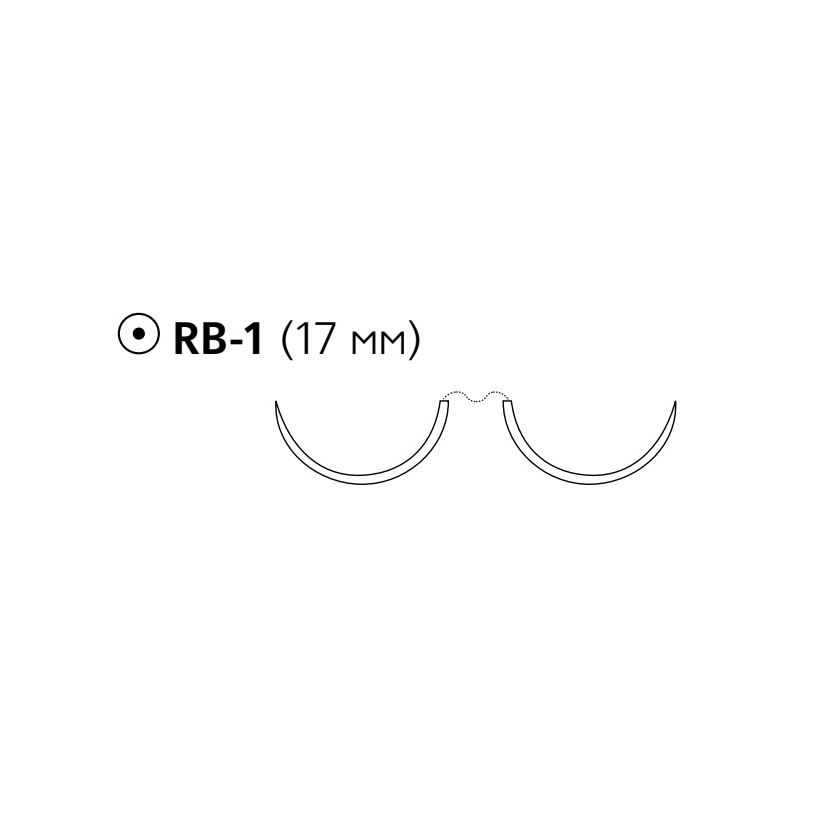 ETHIBOND EXCEL 60 cm M1 (5/0) /W6757/ № 12