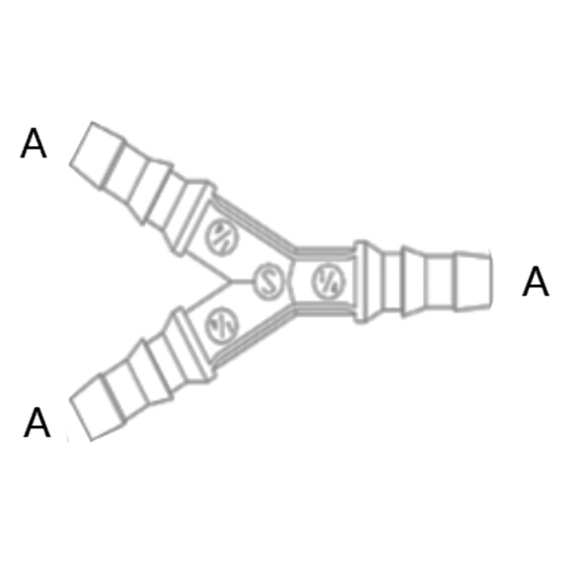 Conector tip ”Y” p/u drenaj 10516
