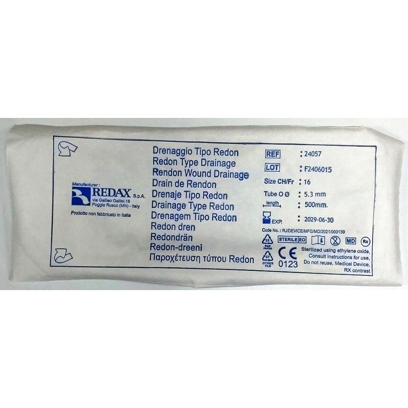 Tub de drenaj chirurgical din PVC CH15, 24057