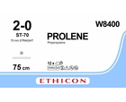 PROLENE 75cm, 2/0, 70mm, x2 /W8400/ № 12