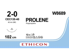 PROLENE BLU 100 cm M3 (2/0) /W8689/ № 12