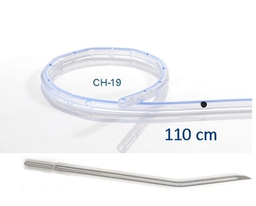Dren tip Jackson-Pratt, CH19 rotund, cu trocar 24231
