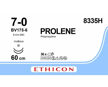 PROLENE BLU 60 cm M0.5 (7/0) /8335H/ № 36