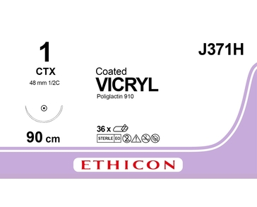 VICRYL CT BRD VIO 90 cm M4 (1) /J371H/ № 36