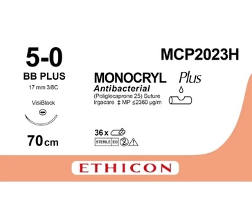 MONOCRYL PLUS 70 cm 5/0 /MCP2023H/ №36