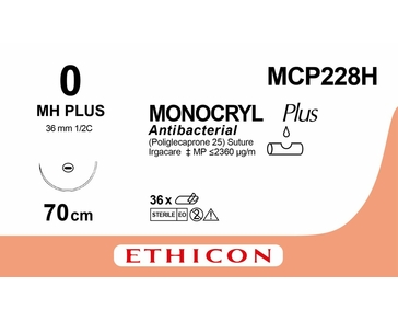 MONOCRYL PLUS 70 cm M3.5 (0) /MCP228H/ №36