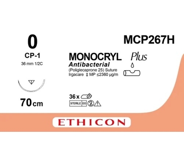 MONOCRYL PLUS 70 cm M3,5 (0) /MCP267H/ №36