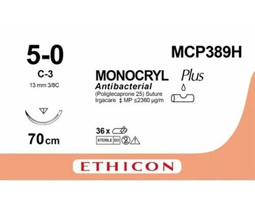 MONOCRYL PLUS 70 cm M1 (5/0) /MCP389H/ №36