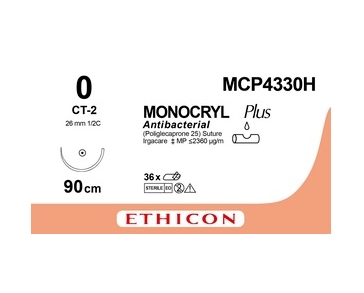 MONOCRYL PLUS 90 cm 0 /MCP4330H/ №36