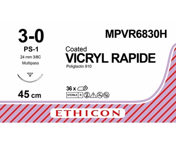 VICRYL RAPIDE 45 cm M2 (3/0) /MPVR6830H/ № 36