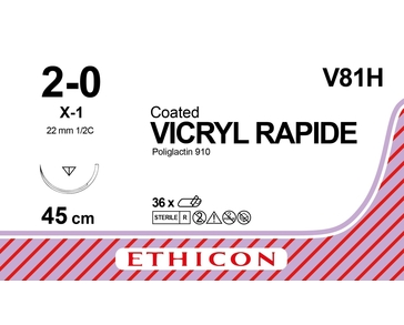 VICRYL RAPIDE 45 cm 2/0 /V81H/ №36