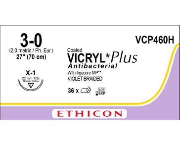 VICRYL Plus 70 cm 3/0 /VCP460H/ № 36