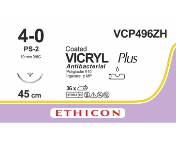 VICRYL Plus 45 cm 4/0 /VCP496ZH/ № 36