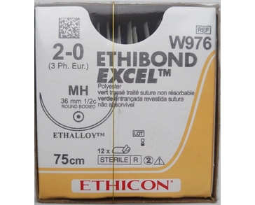 ETHIBOND EXCEL 75 cm M3 (2/0) /W976/ № 12