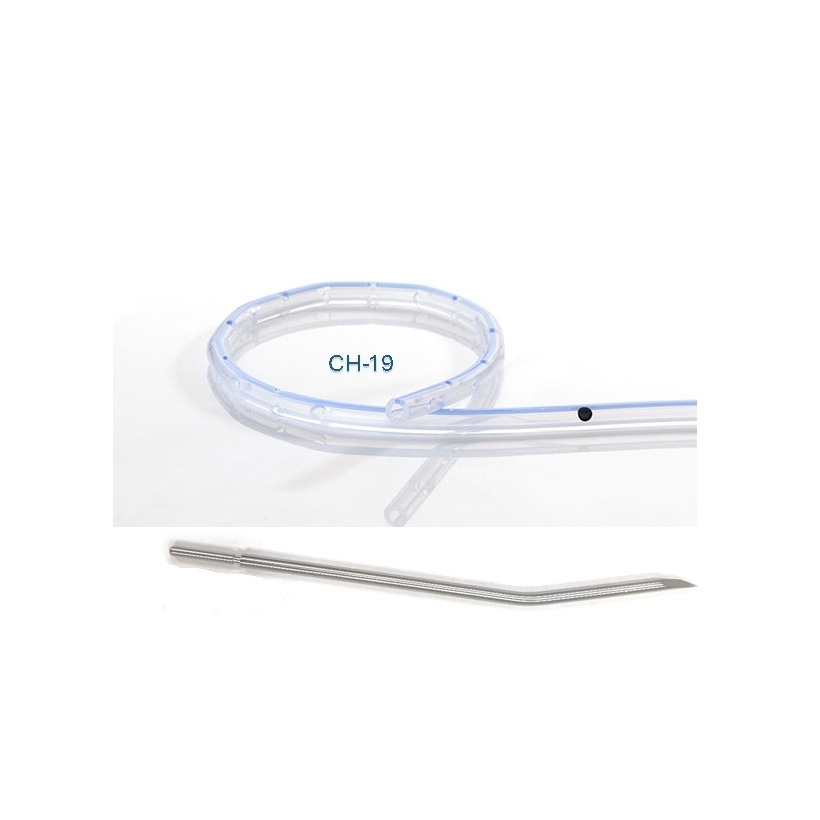 Dren tip Jackson-Pratt, CH19 rotund, cu trocar 24231