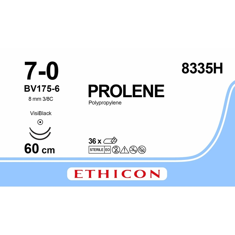 PROLENE 60 cm M0.5 (7/0) /8335H/ № 36
