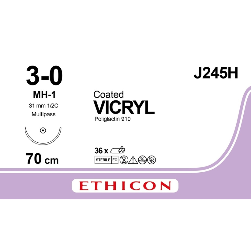 VICRYL™ 70 cm M2 (3/0) /J245H/ № 36