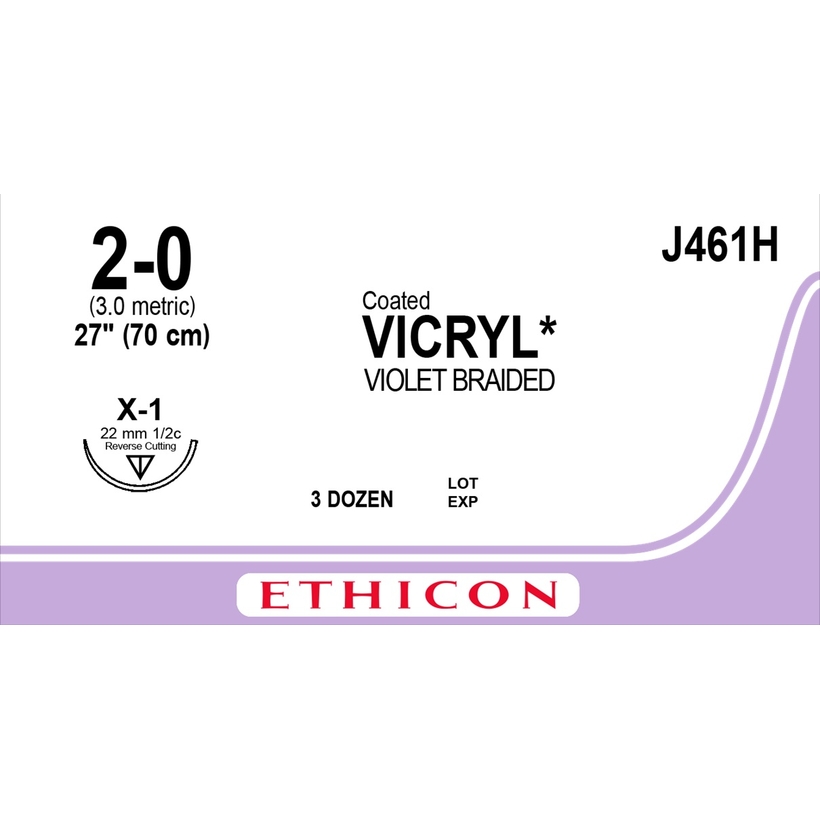 VICRYL™ 70 см M3 (2/0) /J461H/ № 36