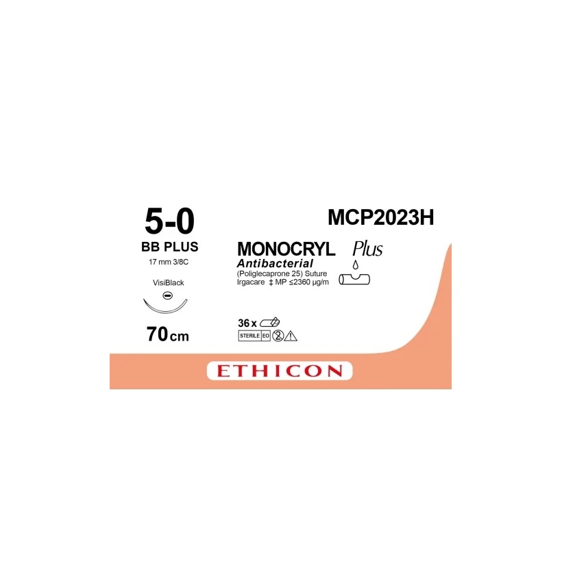 MONOCRYL PLUS 70 cm 5/0 /MCP2023H/ №36