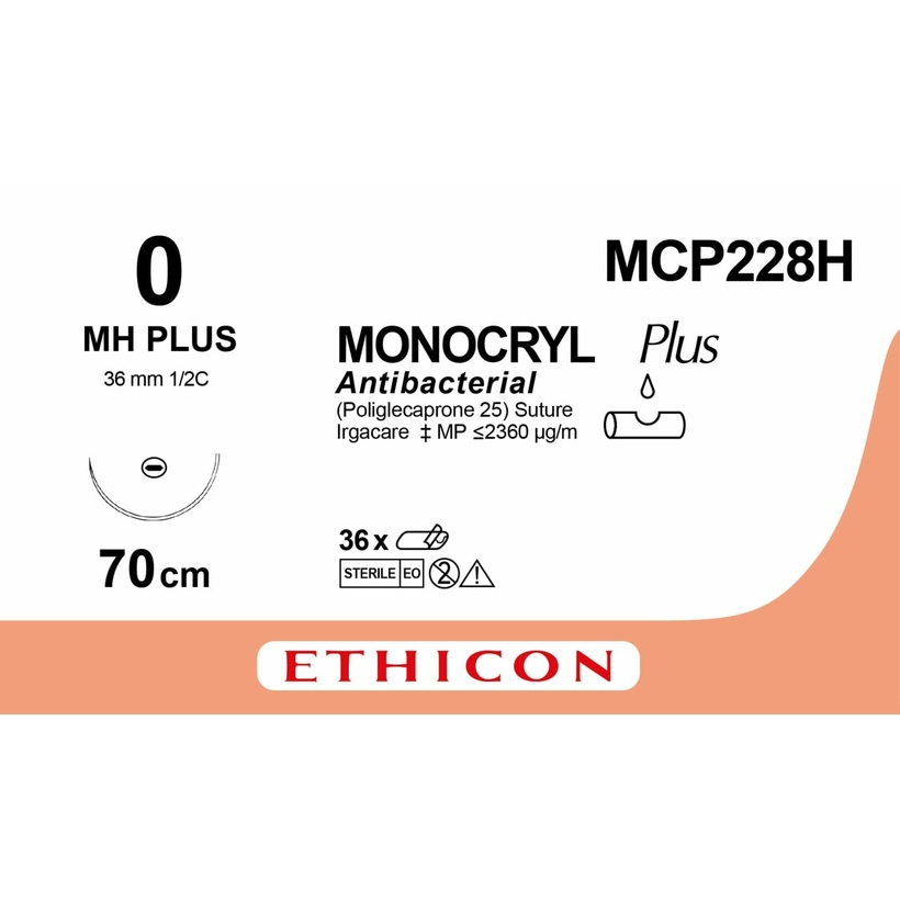 MONOCRYL PLUS 70 cm M3.5 (0) /MCP228H/ №36