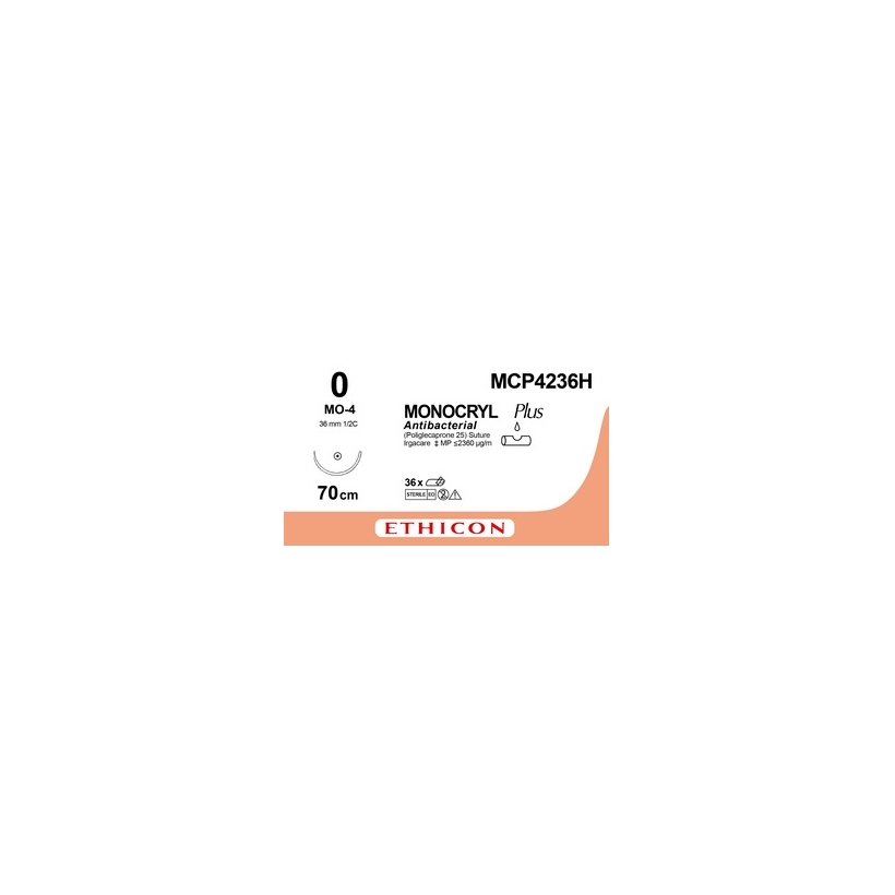 MONOCRYL PLUS 70 cm M3,5 (0) /MCP4236H/ №36