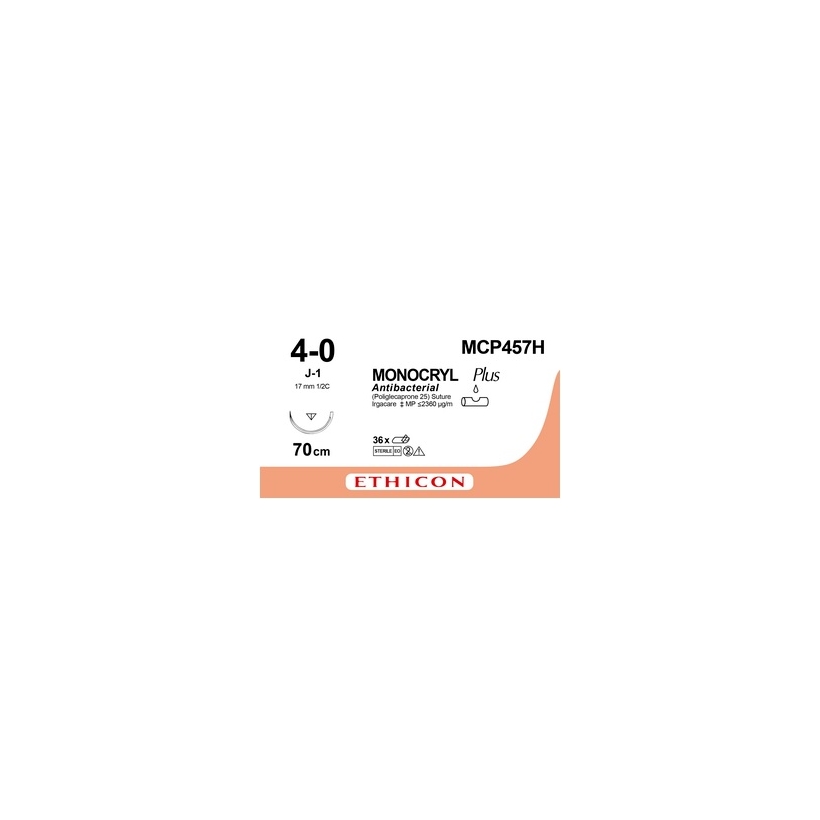 MONOCRYL PLUS 70 cm 4/0 /MCP457H/ №36
