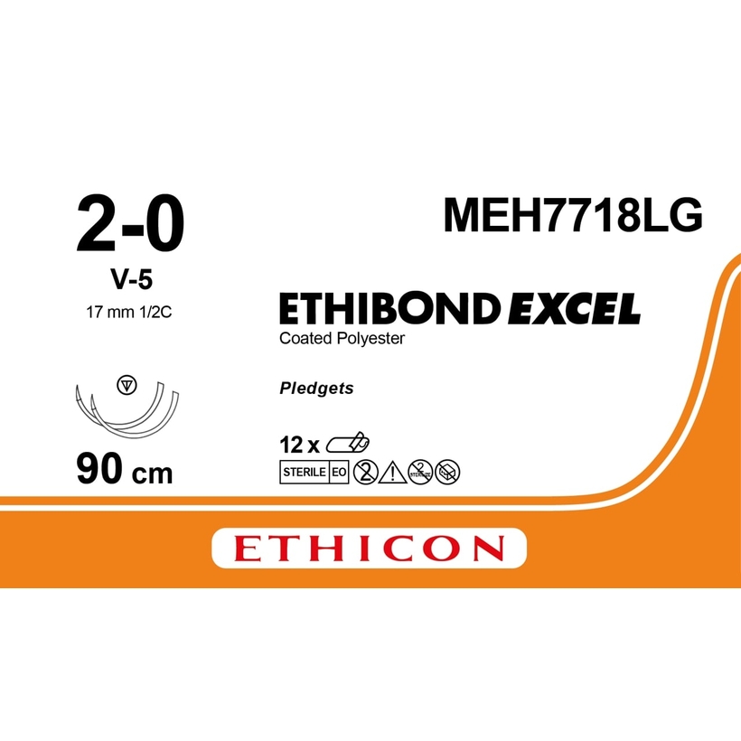 ETHIBOND EXCEL 4x90 cm M3 (2/0) /MEH7718LG/ № 12