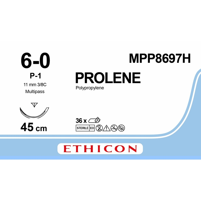 PROLENE 45cm, 6/0, 11mm /MPP8697H/ № 36