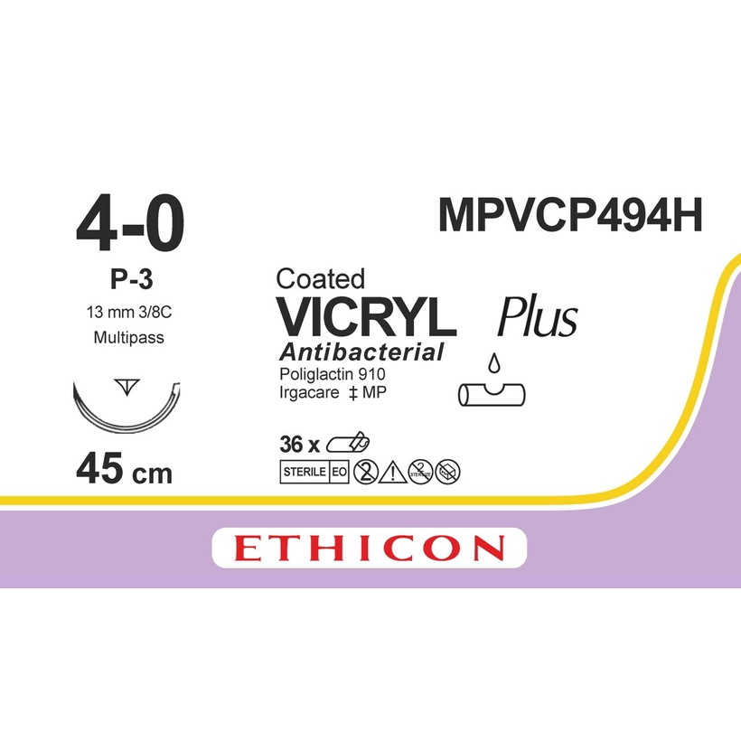 VICRYL Plus 45 cm 4/0 /MPVCP494H/ № 36