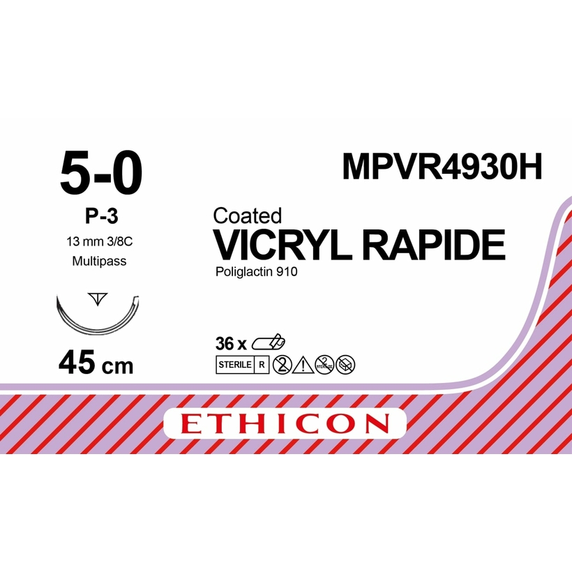 VICRYL RAPIDE 45cm 5/0 /MPVR4930H/ №36