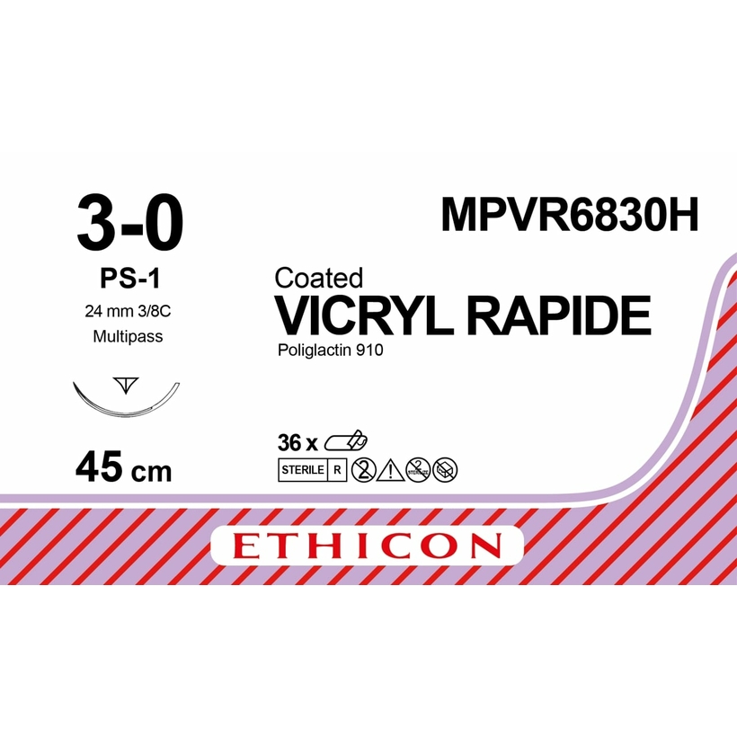 VICRYL RAPIDE 45 cm M2 (3/0) /MPVR6830H/ № 36