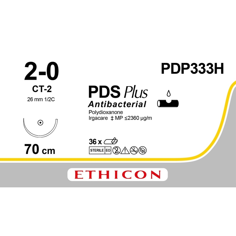 PDS PLUS 70 cm M3 (2/0) /PDP333H/ № 36 с триклозаном