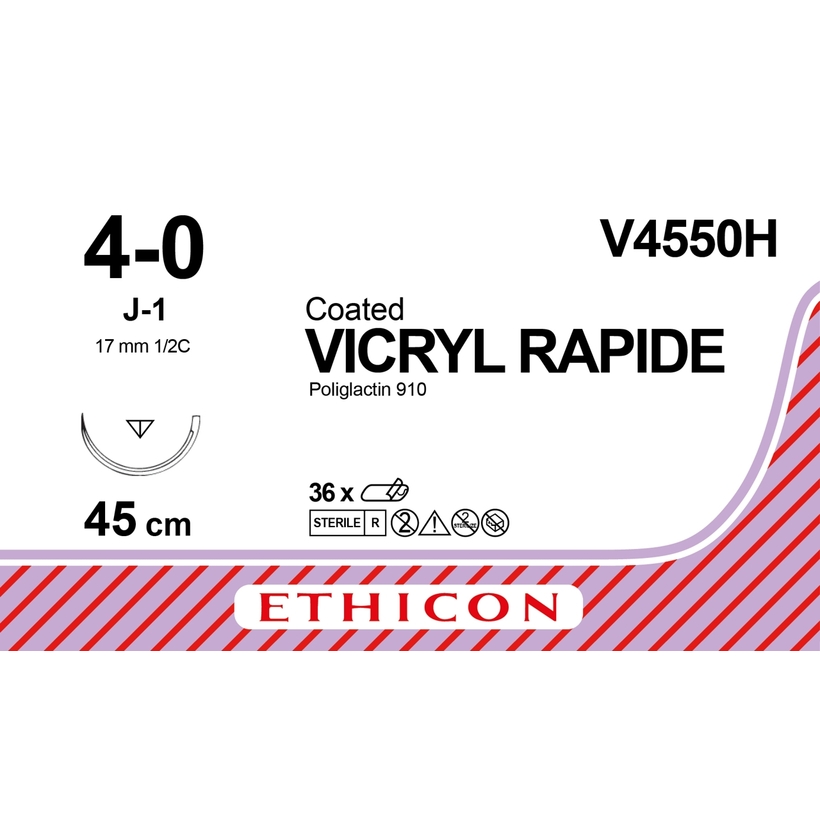 VICRYL RAPIDE 45 cm M1,5 (4/0) /V4550H/ №36