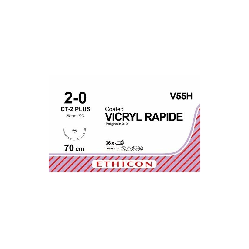 VICRYL RAPIDE 70 cm M3 (2/0) /V55H/ №36