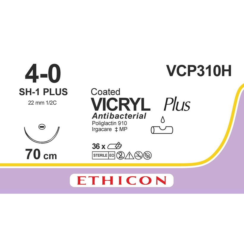 VICRYL Plus 70 cm 4/0 /VCP310H/ № 36