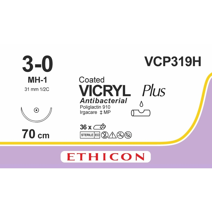 VICRYL Plus 70 cm 3/0 /VCP319H/ № 36