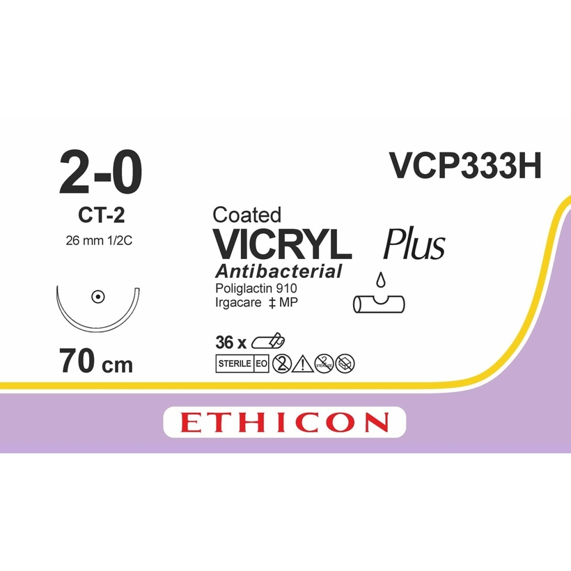 VICRYL Plus 70 cm M3 (2/0) /VCP333H/ № 36