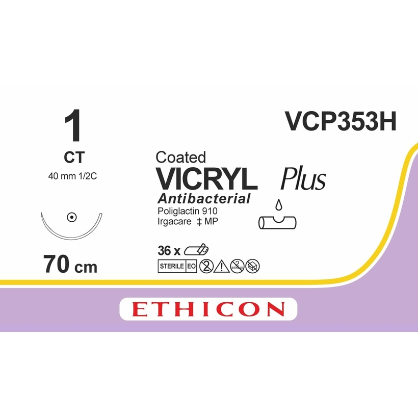 VICRYL Plus 70 cm "1" /VCP353H/ № 36