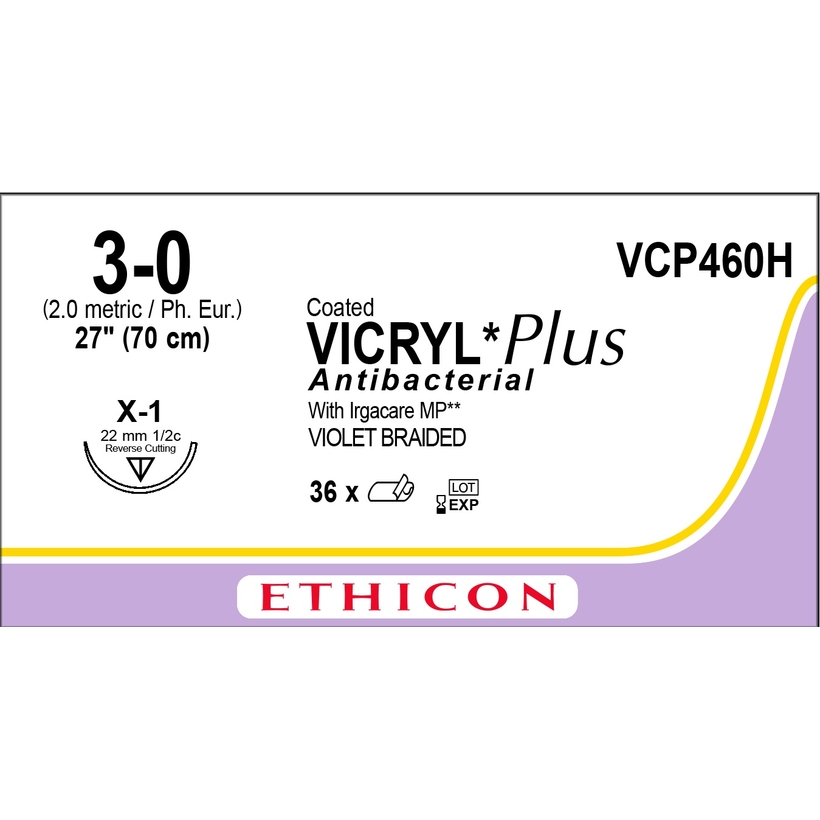 VICRYL Plus 70 cm 3/0 /VCP460H/ № 36
