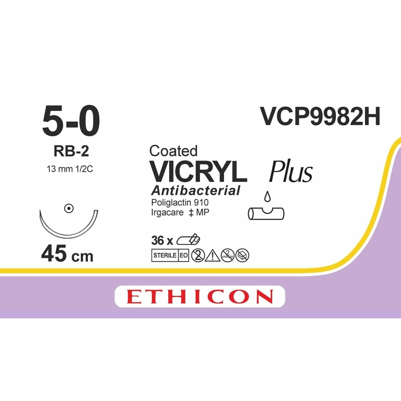 VICRYL Plus 45 см 5/0 /VCP9982H/ № 36