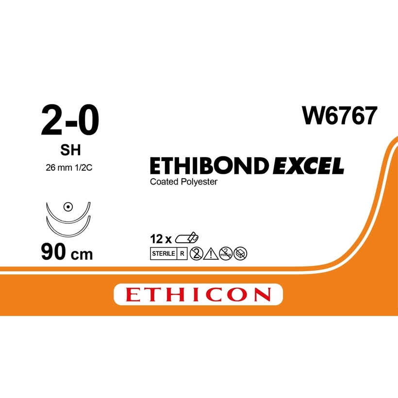 ETHIBOND EXCEL™ 90 cm M3 (2/0) /W6767/ № 12