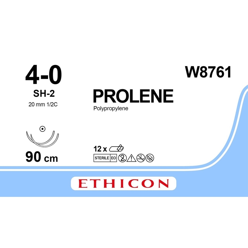 PROLENE 90 cm M1.5 (4/0) /W8761/ № 12