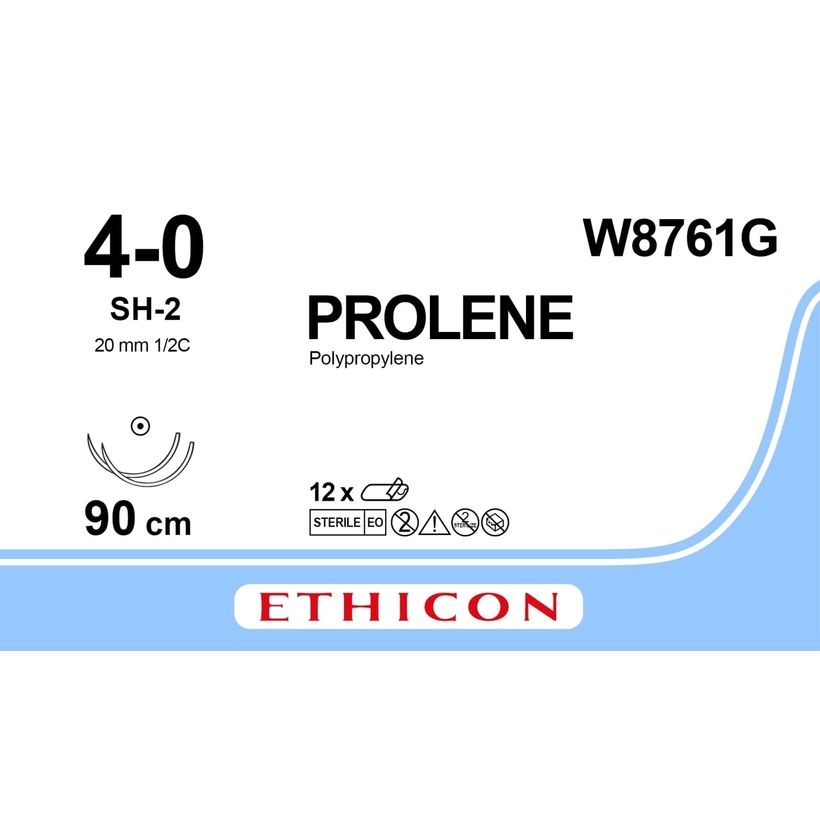 PROLENE 90 cm M1.5 (4/0) /W8761G/ № 12