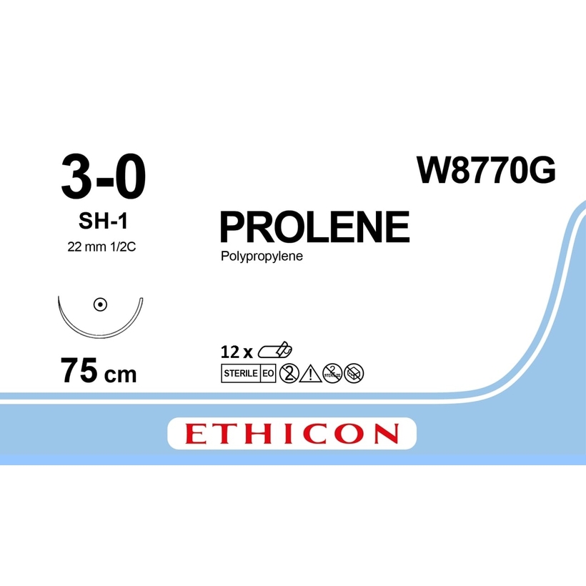 PROLENE 75 cm M2 (3/0) /W8770G/ № 12