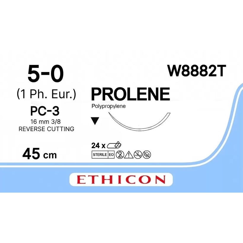 PROLENE 45 cm M1 (5/0) /W8882T/ № 24