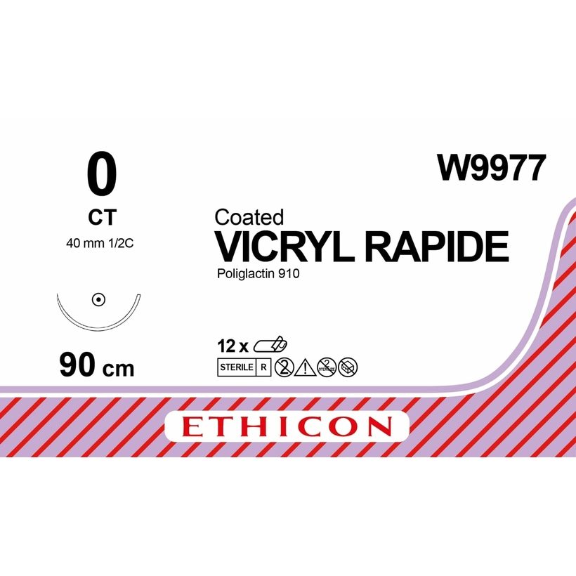 VICRYL RAPIDE 90 cm M3,5 (0) /W9977/ №12